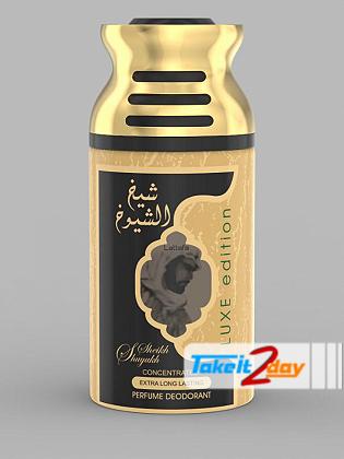 Lattafa Sheikh Al Shuyukh Luxe Edition Perfume Deodorant Body Spray For Men And Women 250 ML